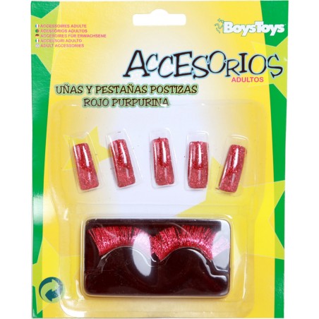 Pestañas + Uñas Rojas