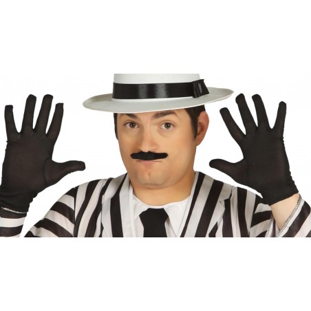 Guantes Negros  25 cm.