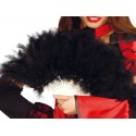 Abanico Plumas Amarillo
