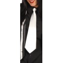 Corbata Blanca 40 cm.