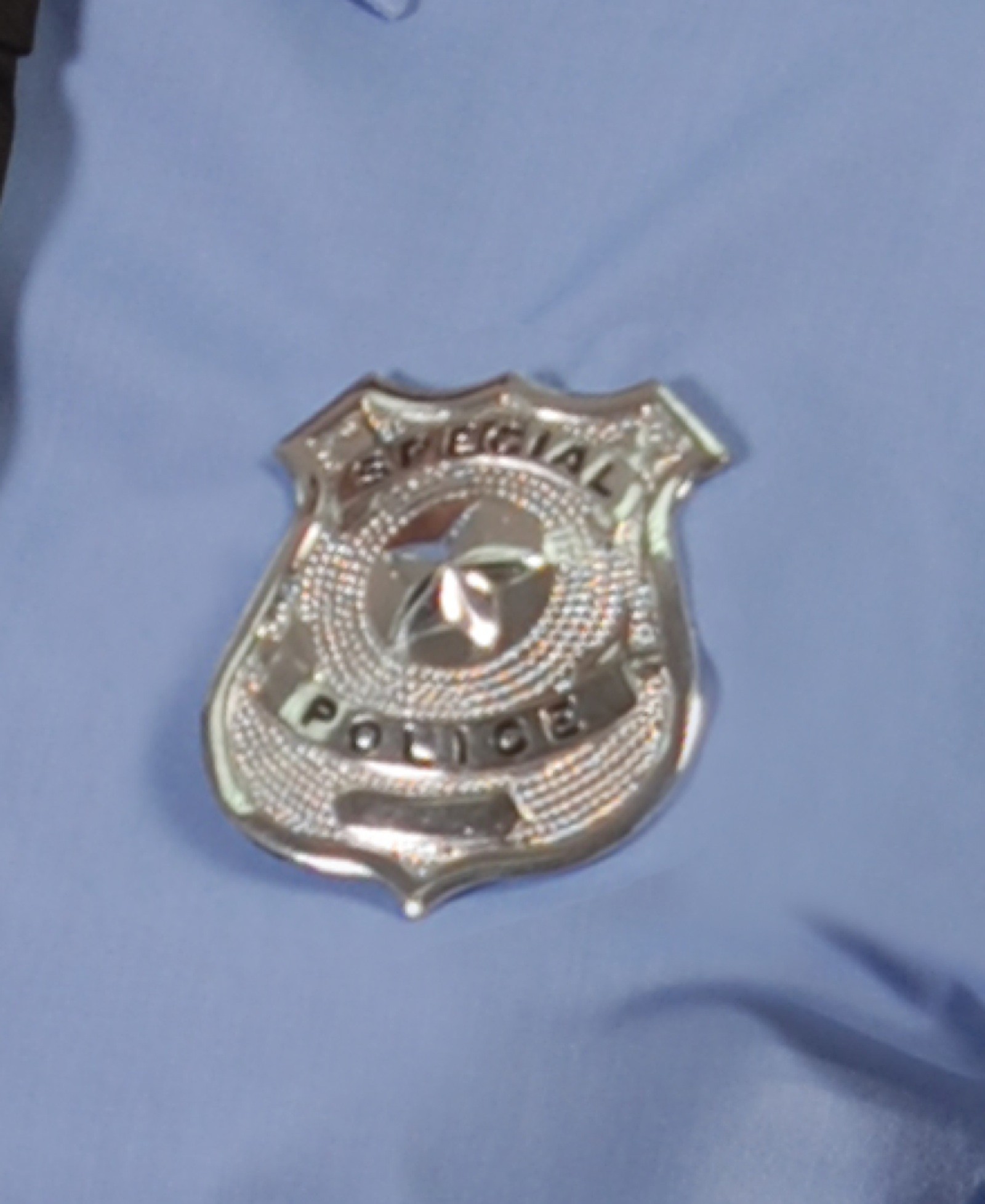 PLACA POLICIA METAL 7 CM.