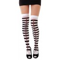Medias Rayas Negras/Blancas