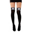 Medias Negras Calaveras