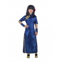 Disfraz China Azul Qi-pao