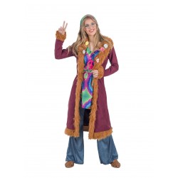 Disfraz Hippie Lujo Mujer