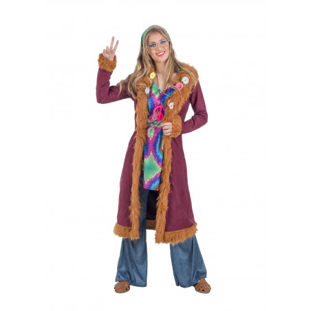 Disfraz Hippie Lujo Mujer