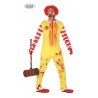 DISFRAZ DE BURGER CLOWN ZOMBIE ADULTO