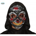 MASCARA CALAVERA CON LUZ PVC