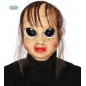 MASCARA MUÑECA ROTA CON PELO PVC