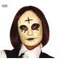 MASCARA MUJER CON CRUZ PVC