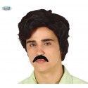 PELUCA NARCOTRAFICANTE CON BIGOTE EN CAJA