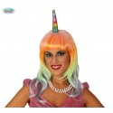 PELUCA UNICORNIO MULTIC.EN CAJA