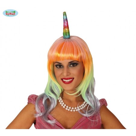 PELUCA UNICORNIO MULTIC.EN CAJA