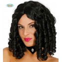 PELUCA TIRABUZONES NEGRA