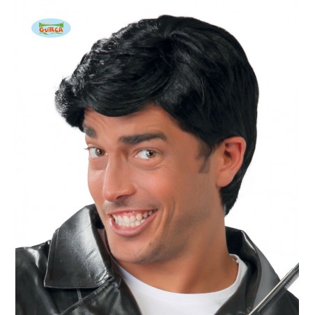 PELUCA HOMBRE NEGRA  (ENVASE CAJA)
