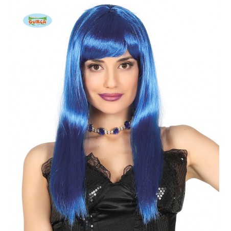 PELUCA MELENA AZUL MARINO