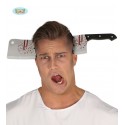 DIADEMA CUCHILLO CARNICERO CON SANGRE 35 CMS