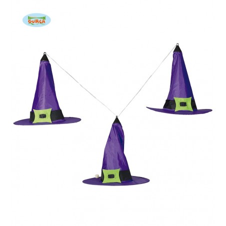 GUIRNALDA 150 CMS.3 GORROS BRUJA 150x40 CMS.LED