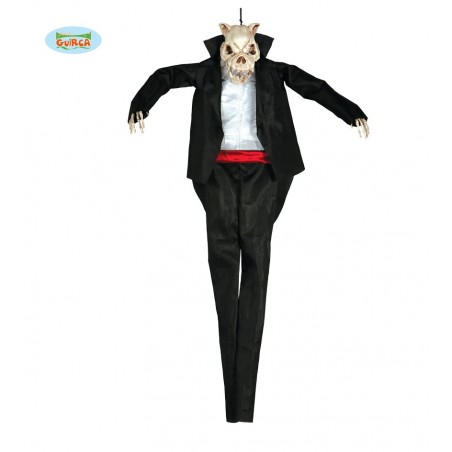 COLGANTE ESQUELETO PERRO 90 CMS.