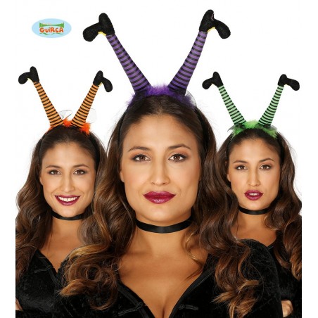 DIADEMA PIERNAS BRUJA SURTIDAS