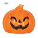 CALABAZA CON LUZ 10 CMS. PLASTICO