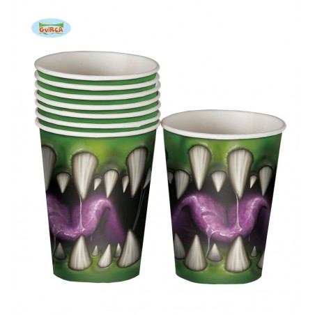 BOLSA 8 VASOS DIENTES 10 CMS.