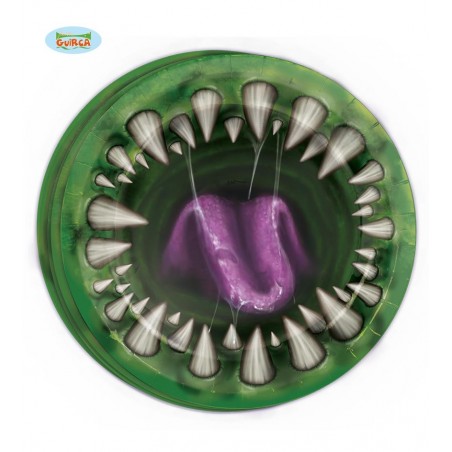 BOLSA 8 PLATOS DIENTES 23 CMS.