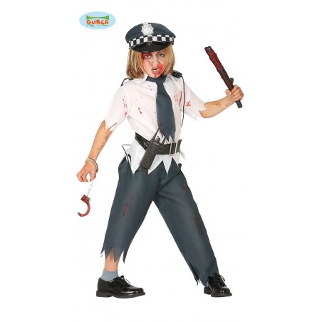 DISFRAZ DE ZOMBIE POLICE INFANTIL