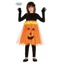 DISFRAZ DE CALABAZA TUTU INFANTIL