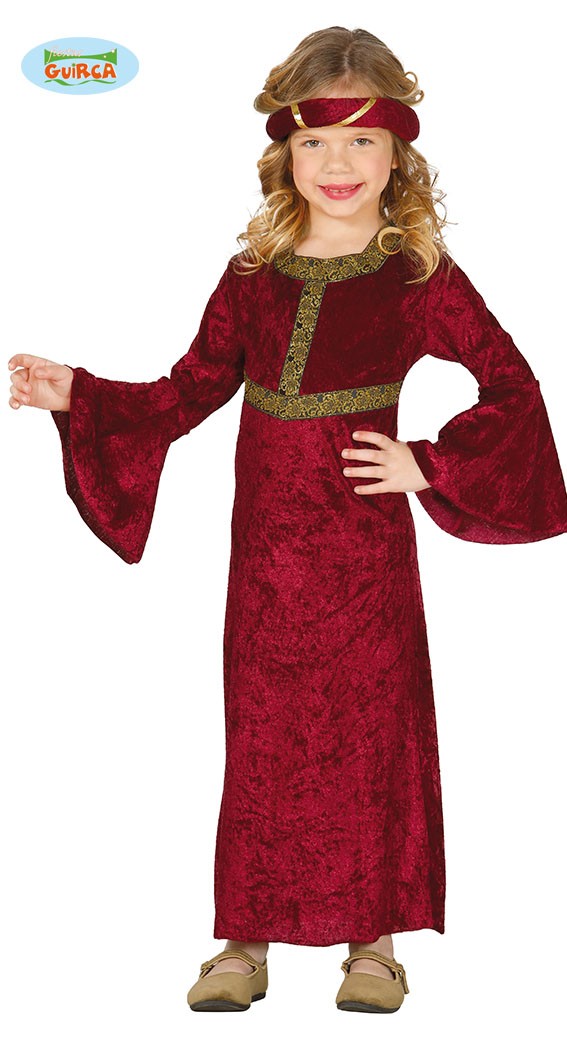 Disfraz medieval niña (7-9 años)