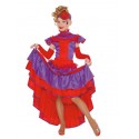DISFRAZ DE CAN CAN INFANTIL 5-6 AÑOS