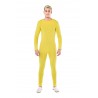 MONO AMARILLO SPANDEX HOMBRE CREMALLERA TRASERA