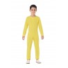 MONO AMARILLO SPANDEX UNISEX CREMALLERA DELANTERA