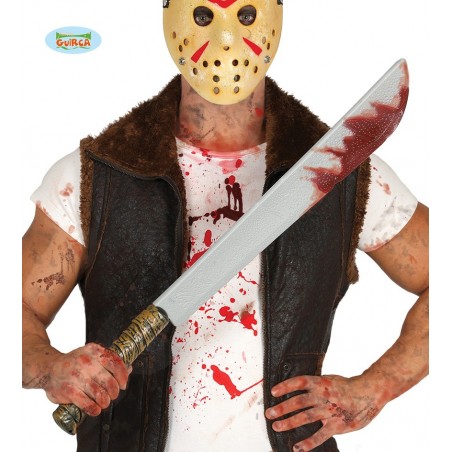 MACHETE CON SANGRE 74 CMS.