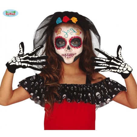 GUANTES ESQUELETO INFANTIL