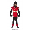 DISFRAZ DE NINJA PETO ROJO