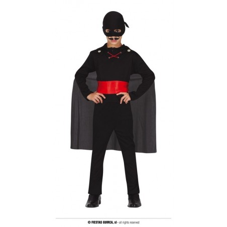 DISFRAZ DE JUSTICIERO - BANDIDO ZORRO