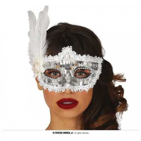 G12021 ANTIFAZ PLATA  CON PLUMA