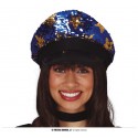 GORRO POLICIA LENTEJUELAS ESTRELLAS