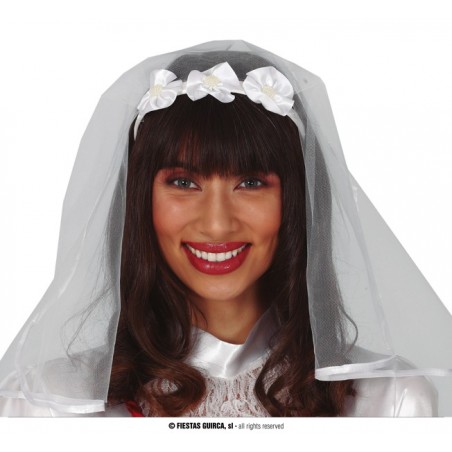 DIADEMA NOVIA CON VELO