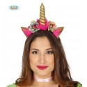 DIADEMA UNICORNIO ORO