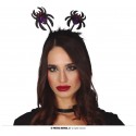DIADEMA ARAÑAS NEGRAS GLITTER