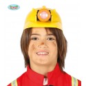 CASCO OBRERO CON LUZ INFANTIL