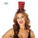 CHISTERA MINI HAT MAJORETTE ROJA