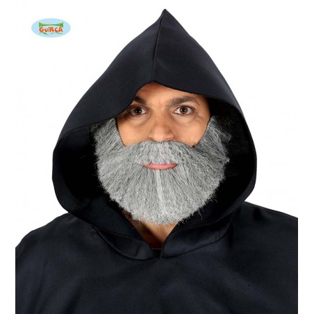 BARBA TUPIDA GRIS