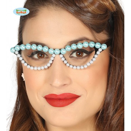 GAFAS AÑOS 50 CON PERLAS