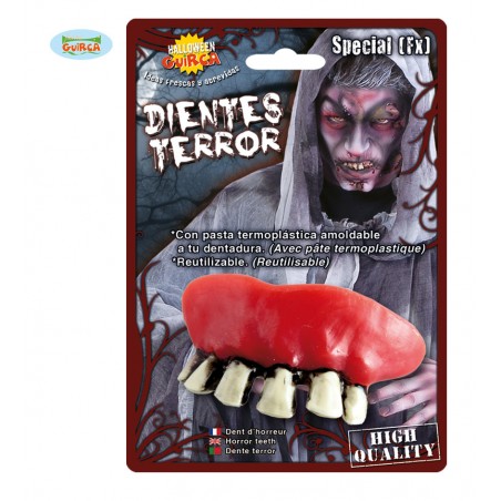 DIENTES ZOMBIE CON TERMOPLASTICA