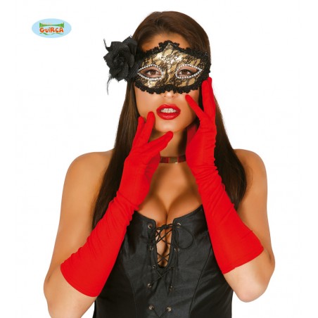 Guantes Negros 45 cm.