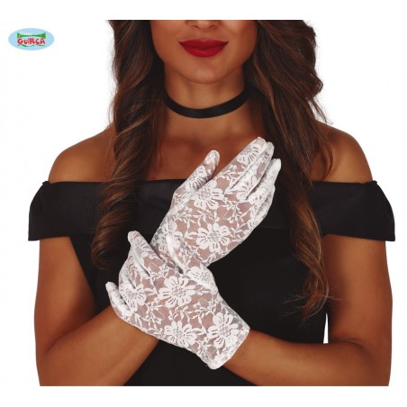 GUANTES CALADOS 22 CM. COLORES
