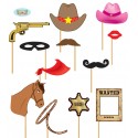SET PHOTOCALL COWBOY 12 PCS.